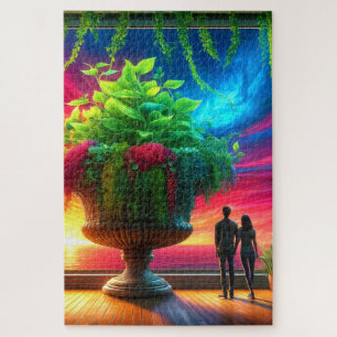 Sunset Art Jigsaw Puzzle