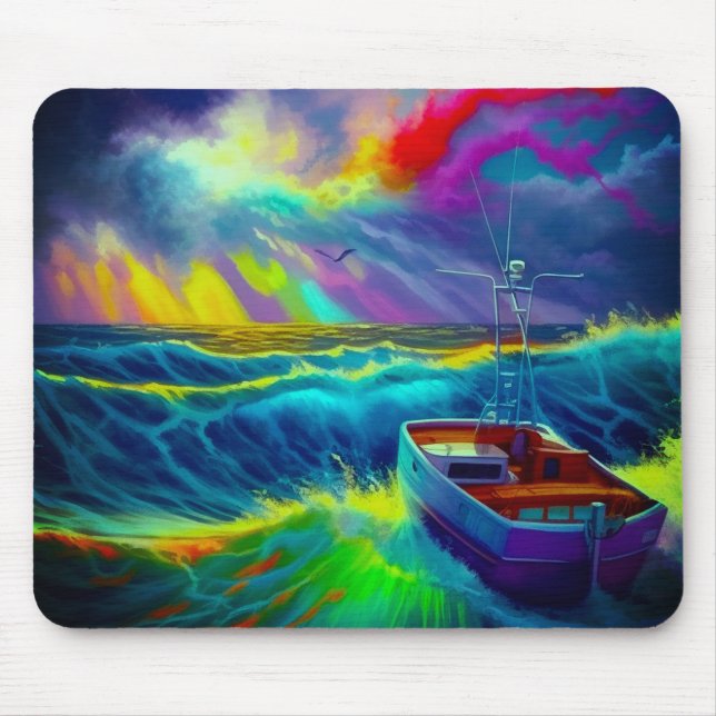Sunset Art Mouse Pad (Front)