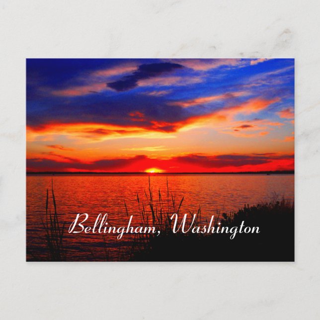 Sunset Art Postcard (Front)