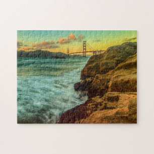 Sunset at Baker Beach Jigsaw Puzzle