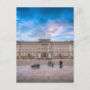 Sunset at Buckingham Palace, London Postcard