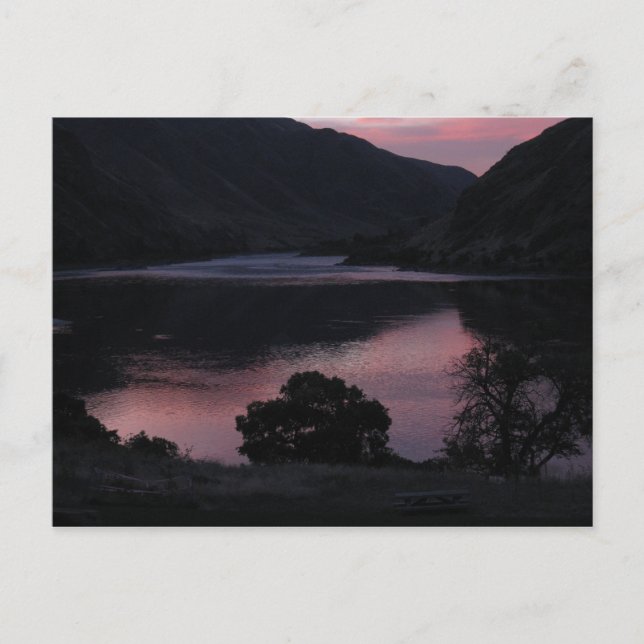 Sunset at Cache Creek Postcard (Front)