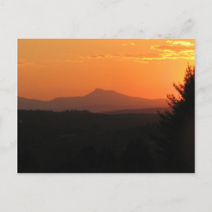 Sunset At Camel's Hump Postcard
