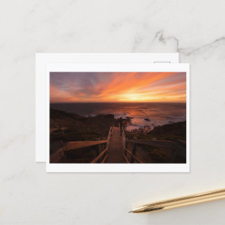 Sunset At Cape Schanck  Postcard