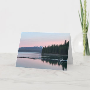 Sunset at Crescent Lake, Oregon Card