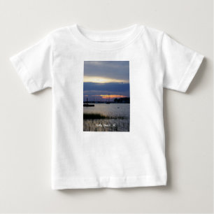 Sunset At Folly Harbour Baby T-Shirt