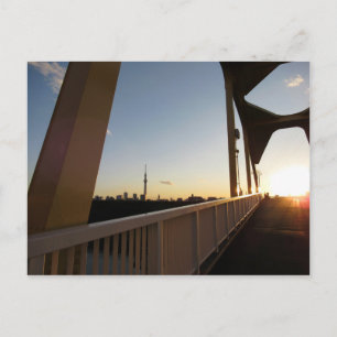 Sunset at Horikirihinan Bridge: Tokyo Postcard