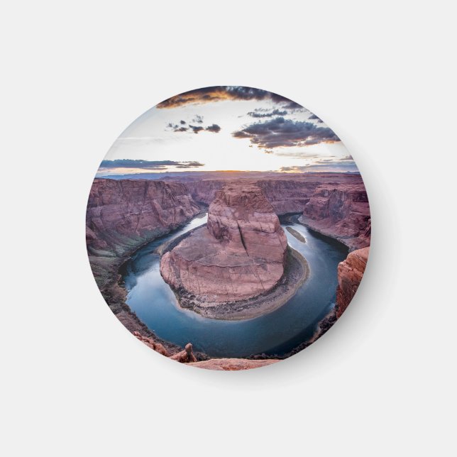 Sunset at Horsehoe Bend Magnet (Front)