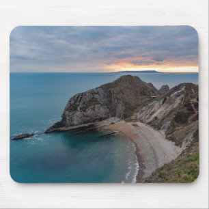Sunset at Jurrasic Coast, England, UK Mouse Pad