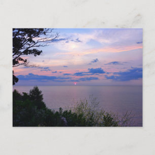 Sunset at Lake Ontario Postcard