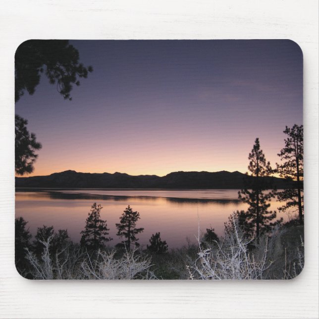Sunset at Lake Tahoe Mouse Pad (Front)