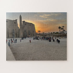 Sunset at Luxor Jigsaw Puzzle