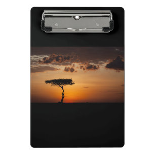 Sunset at Masai Mara Mini Clipboard