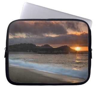 Sunset at Monastery Beach, Carmel, California, Laptop Sleeve