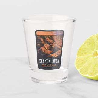 Sunset at National Park Canyonlands Shot Glass