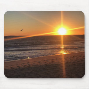 Sunset at Newport Beach, California Mouse Pad