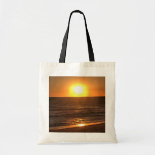 Sunset at Newport Beach, California Tote Bag