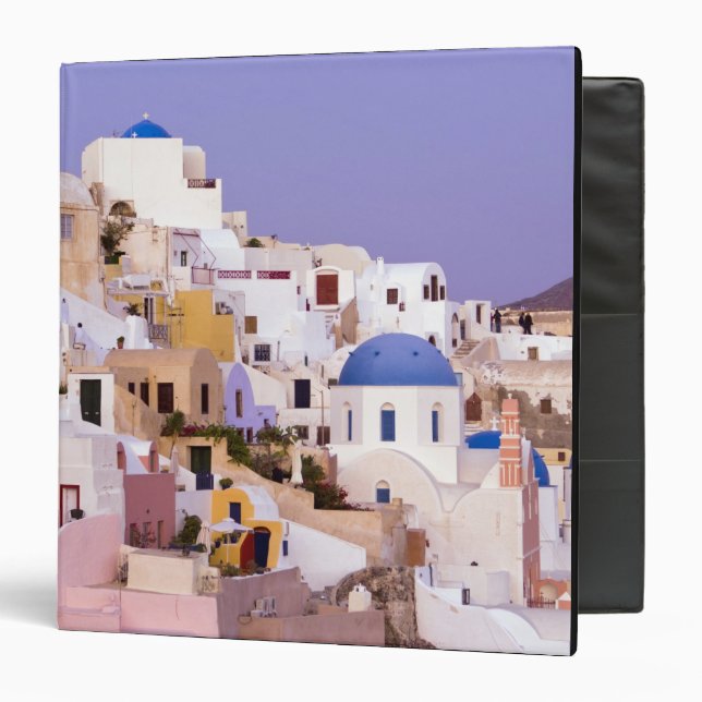 Sunset at Oil, Santorini 2 Binder (Front/Inside)
