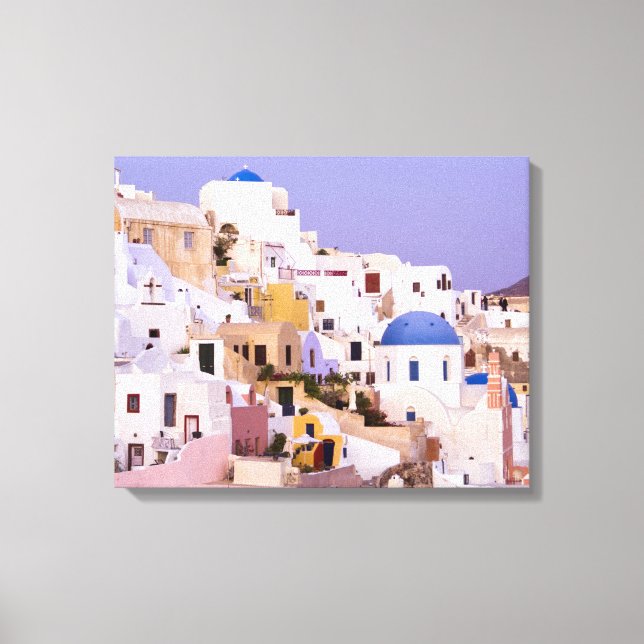 Sunset at Oil, Santorini 2 Canvas Print (Front)