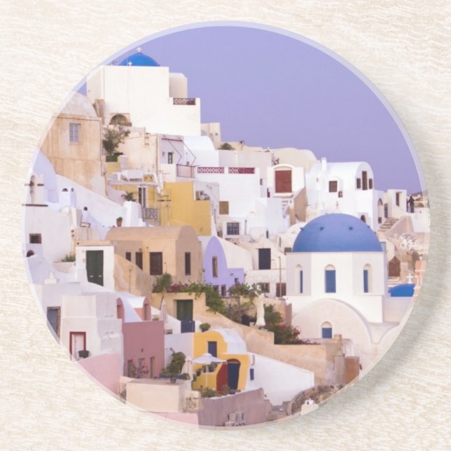 Sunset at Oil, Santorini 2 Coaster (Front)