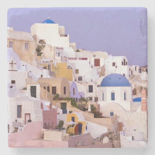 Sunset at Oil, Santorini 2 Stone Coaster (Front)
