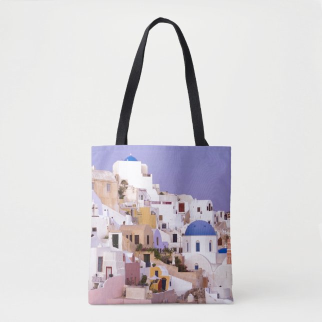 Sunset at Oil, Santorini 2 Tote Bag (Front)