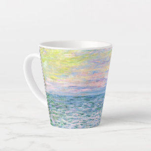 Sunset at Pourville by Claude Monet Latte Mug