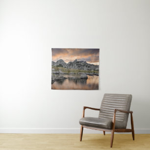 Sunset at Pyramid Lake Tapestry