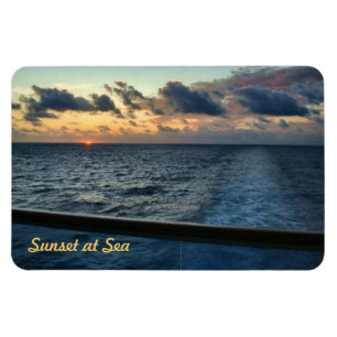 Sunset at Sea Custom Premium Magnet