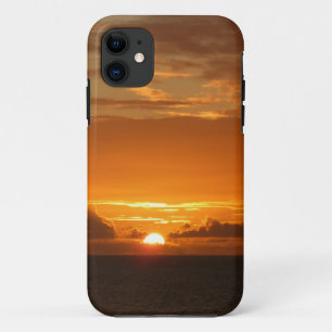 Sunset at Sea I Tropical Colourful Seascape iPhone 11 Case