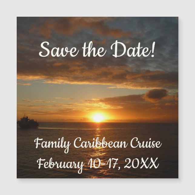 Sunset at Sea II Tropical Seascape (Front)