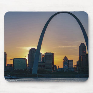 Sunset at the Arch Mouse Pad