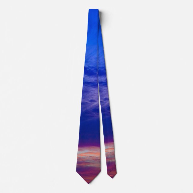 sunset at the beach 2 tie (Front)