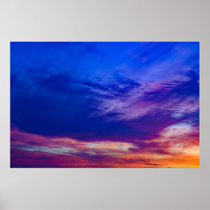 sunset at the beach 3 poster