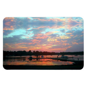 Sunset at The Cove Magnet