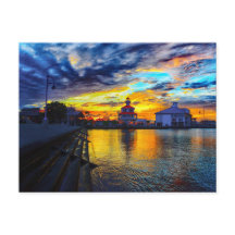 Sunset at the New Basin Canal Lighthouse