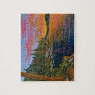 Sunset At Tubbs Hill Jigsaw Puzzle