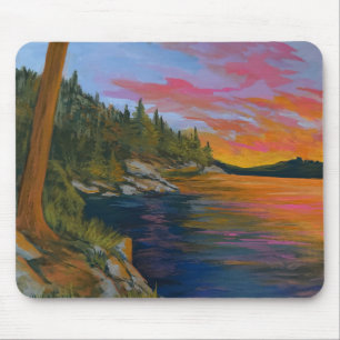 Sunset at Tubbs Hill Mouse Pad