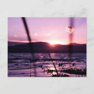 Sunset at Utah Lake Postcard