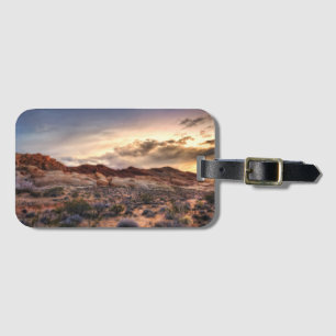 Sunset at Valley of Fire State Park Nevada, USA Luggage Tag