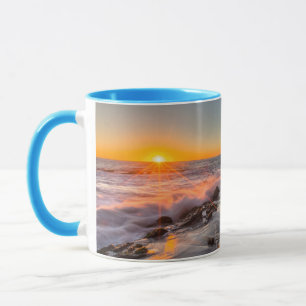 Sunset at Victoria Beach Mug