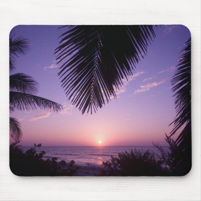 Sunset at West End, Cayman Brac, Cayman Islands, Mouse Pad (Front)