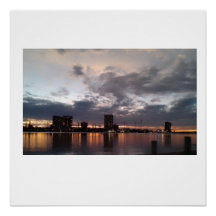 Sunset backdrop  poster Paper (Semi-Gloss)