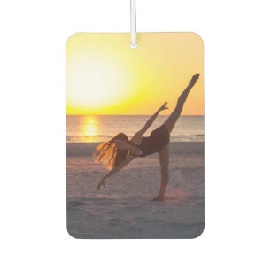 Sunset Ballet on the Beach Car Air Freshener