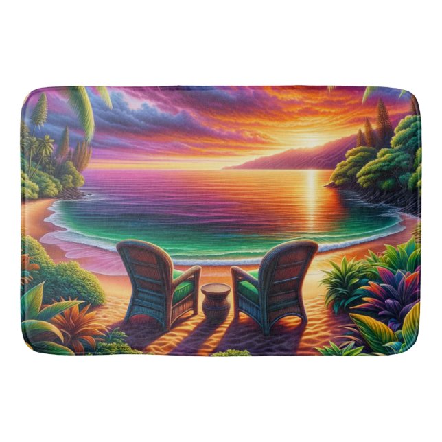 Sunset Bath Mat (Front)