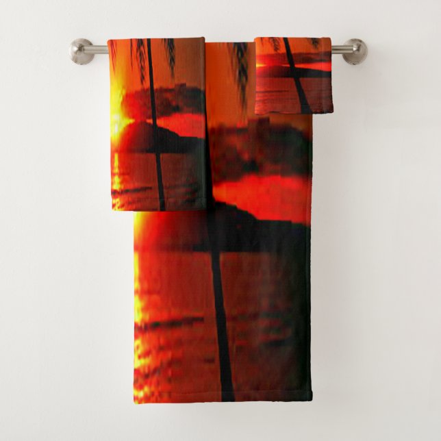 Sunset Bath Towel Set (Insitu)