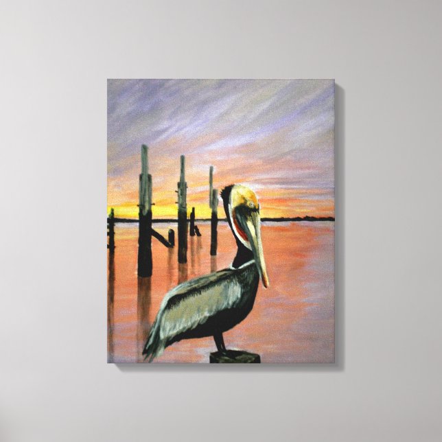 Sunset Bay Canvas Print (Front)