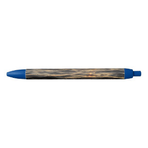 sunset beach black ink pen