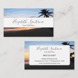 Sunset Beach Business Card