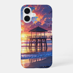 Sunset Beach Calm iPhone 16 Case